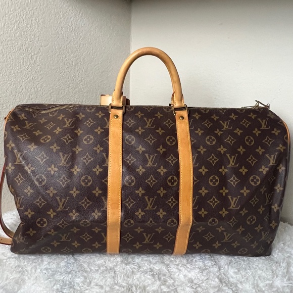 Louis Vuitton Monogram Keepall Bandouliere 55 - Picture 1 of 10